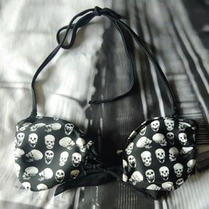 Skull Swim Suit top